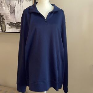 Large Vineyard Vines Jersey Quarter Zip Sweater